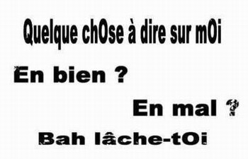 bah lache toi