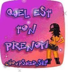 quel est ton prenom ?