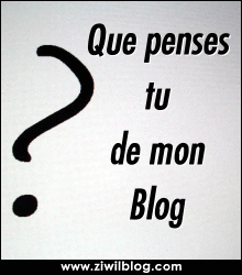 Que penses tu de mon piti blog ???????????
