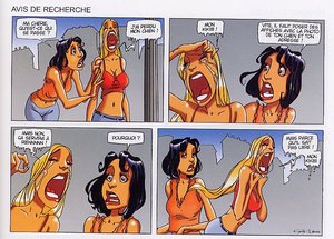 une blonde et une brune ...
